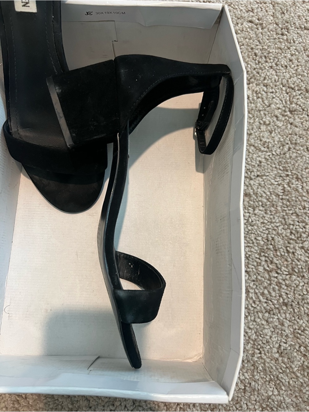 Steve Madden Irenee Women's Black Ankle-Strap Sandals - Picture 6 of 8